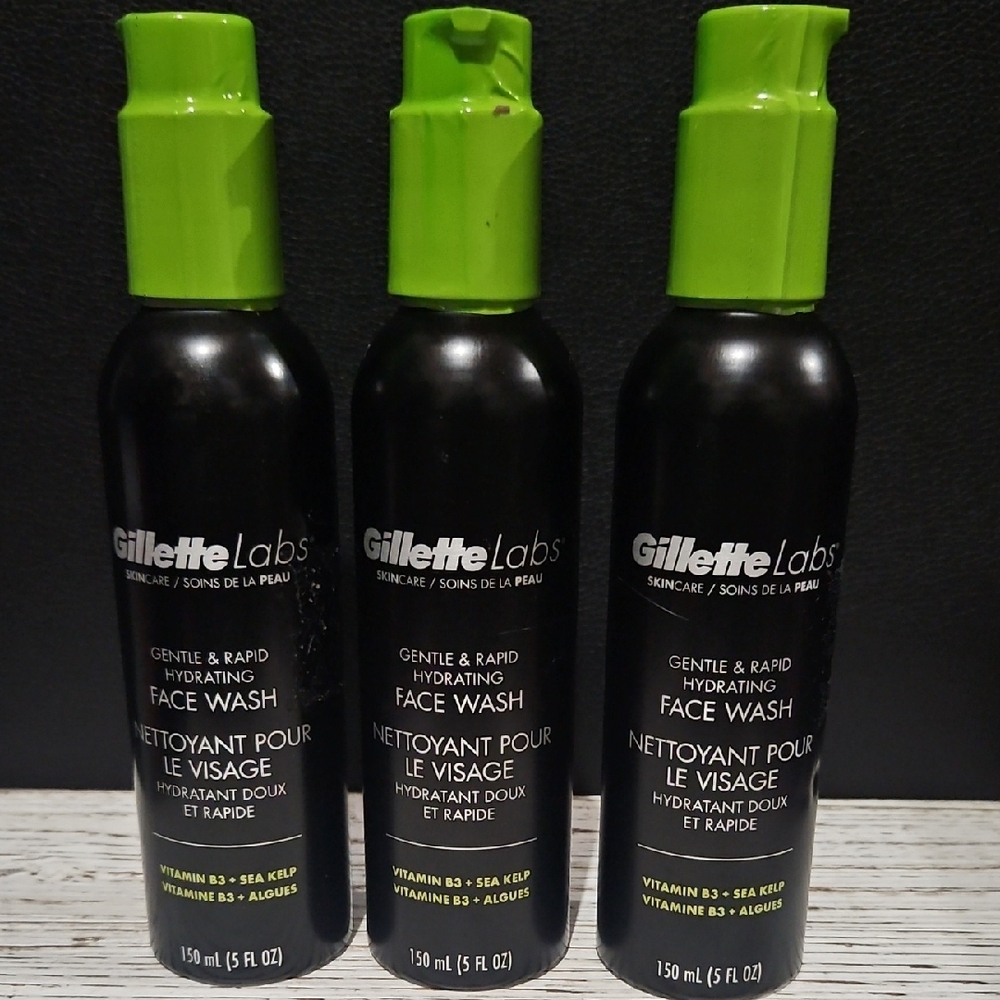 Gillette Labs Face Wash with Green Cap